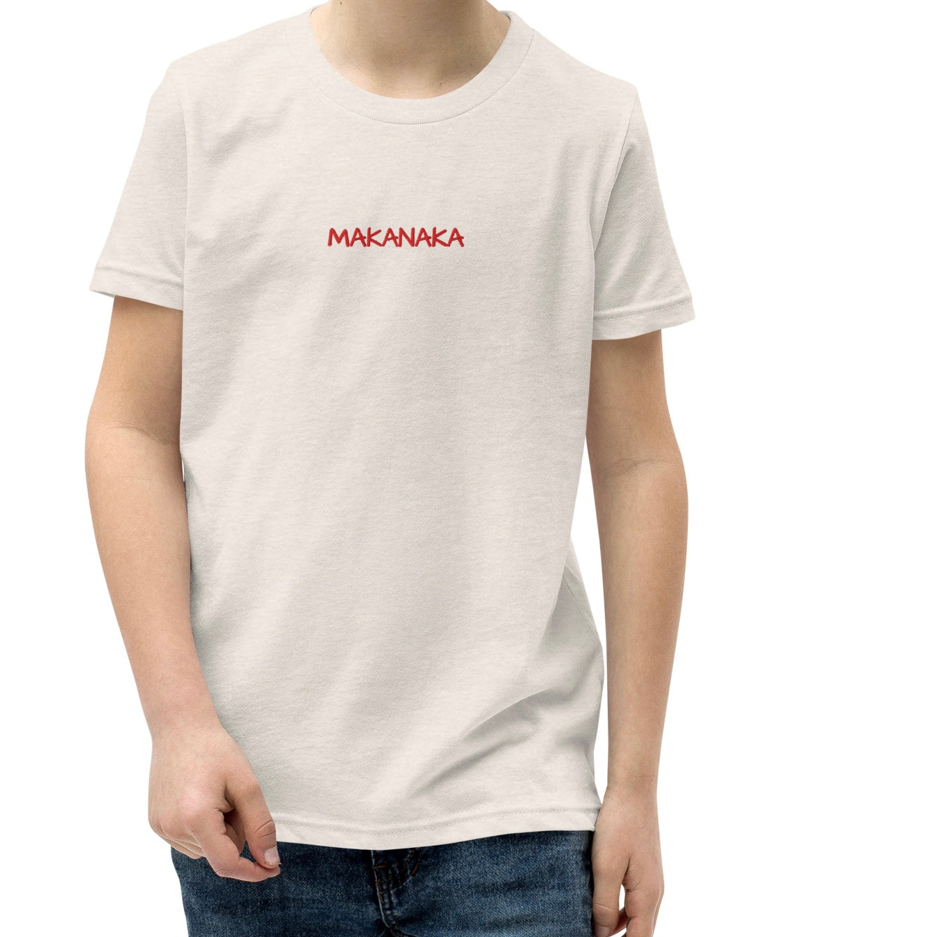 KIDS Makanaka Red Stitch T